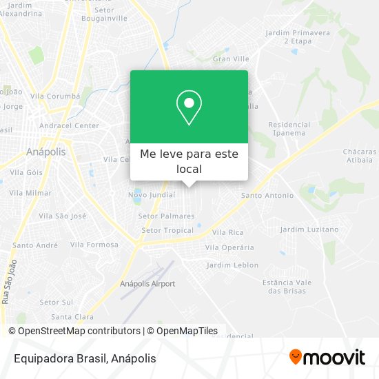 Equipadora Brasil mapa