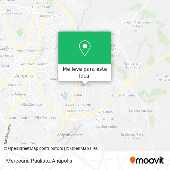 Mercearia Paulista mapa