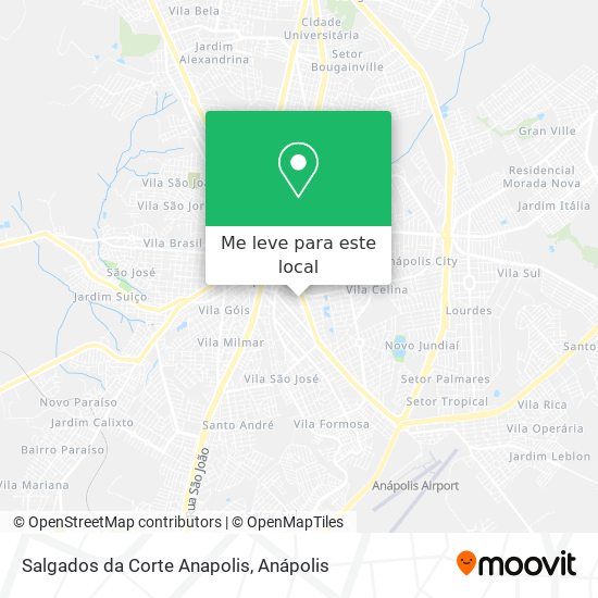 Salgados da Corte Anapolis mapa
