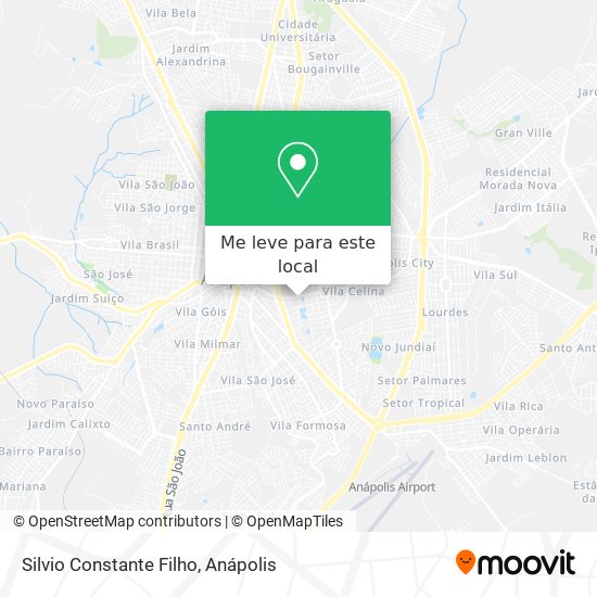 Silvio Constante Filho mapa