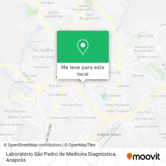 Laboratório São Pedro de Medicina Diagnóstica mapa