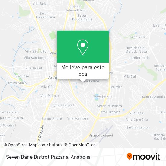 Seven Bar e Bistrot Pizzaria mapa