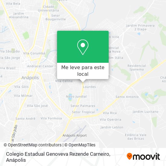 Colegio Estadual Genoveva Rezende Carneiro mapa