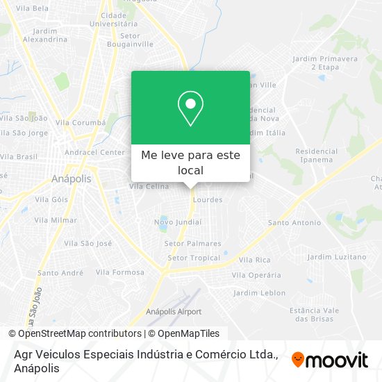 Agr Veiculos Especiais Indústria e Comércio Ltda. mapa