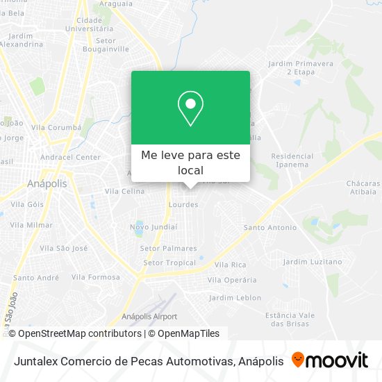 Juntalex Comercio de Pecas Automotivas mapa