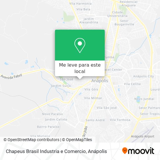 Chapeus Brasil Industria e Comercio mapa