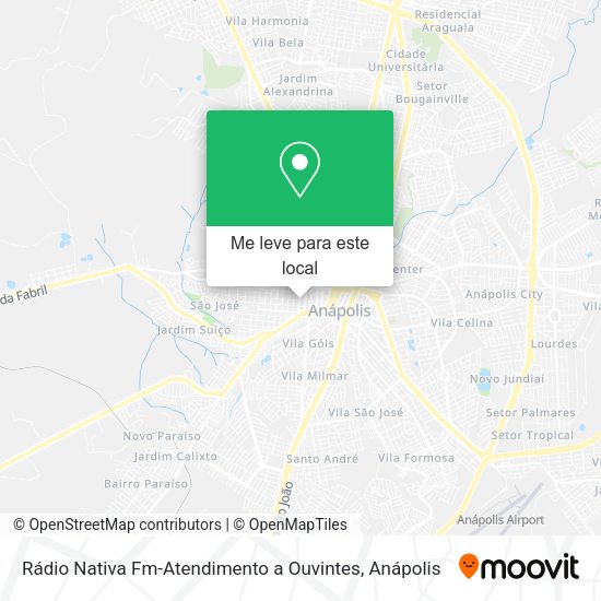 Rádio Nativa Fm-Atendimento a Ouvintes mapa