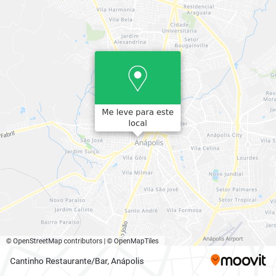 Cantinho Restaurante/Bar mapa