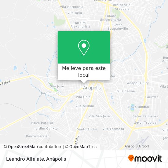 Leandro Alfaiate mapa