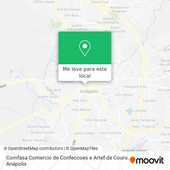 Comfasa Comercio de Confeccoes e Artef de Couro mapa