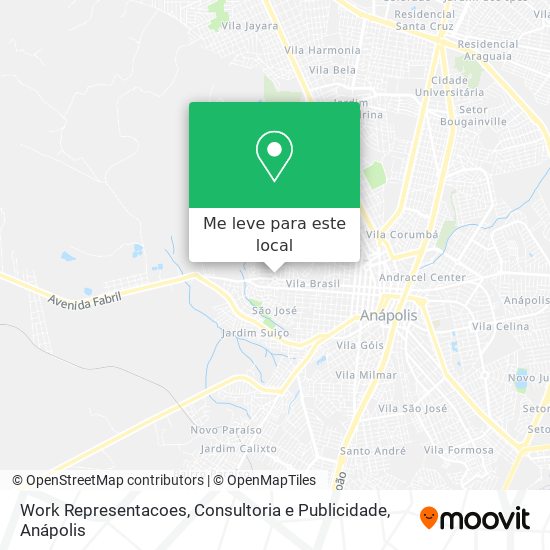 Work Representacoes, Consultoria e Publicidade mapa