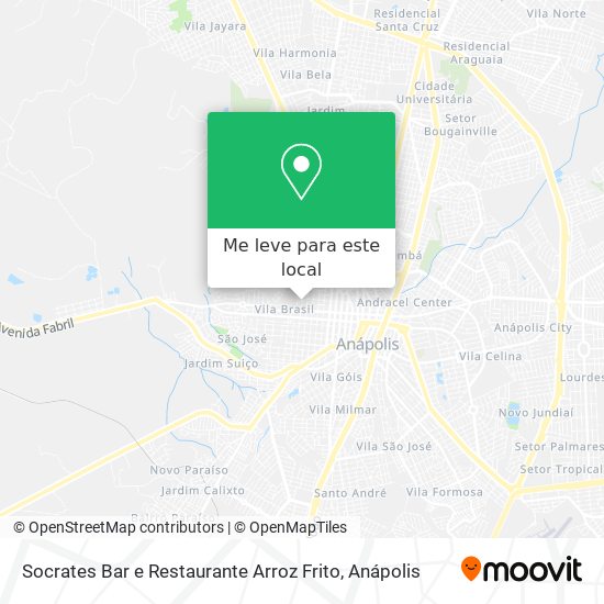 Socrates Bar e Restaurante Arroz Frito mapa
