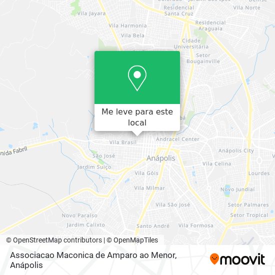 Associacao Maconica de Amparo ao Menor mapa