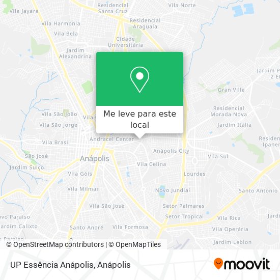 UP Essência Anápolis mapa