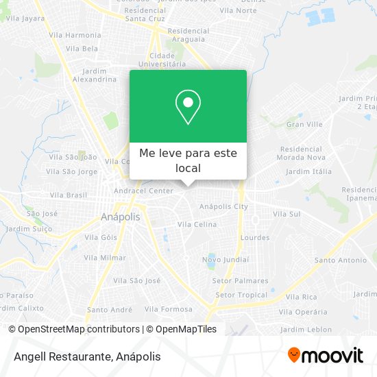 Angell Restaurante mapa