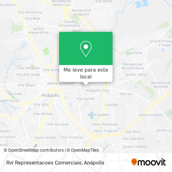 Rvr Representacoes Comerciais mapa