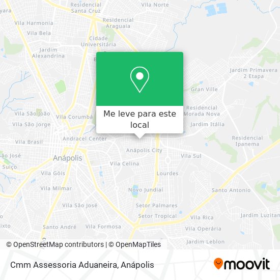 Cmm Assessoria Aduaneira mapa