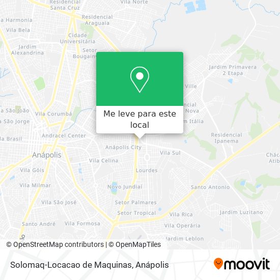 Solomaq-Locacao de Maquinas mapa