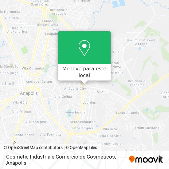 Cosmetic Industria e Comercio de Cosmeticos mapa