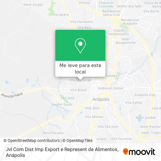 Jvl Com Dist Imp Export e Represent de Alimentos mapa