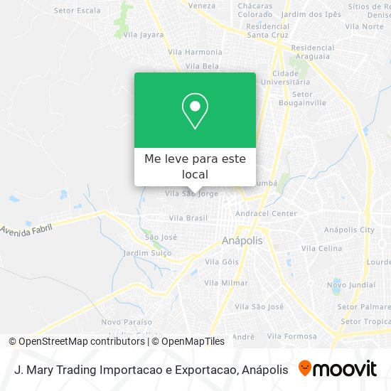 J. Mary Trading Importacao e Exportacao mapa