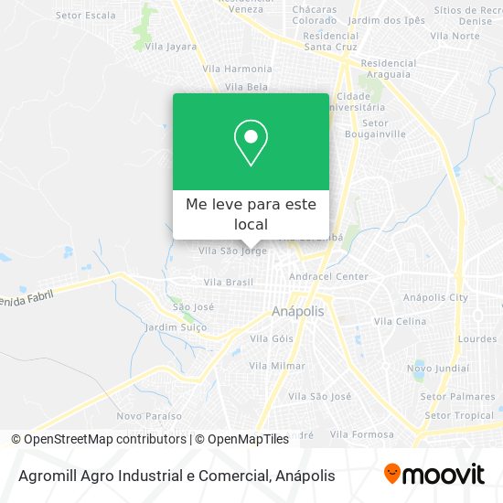 Agromill Agro Industrial e Comercial mapa