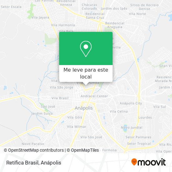Retífica Brasil mapa