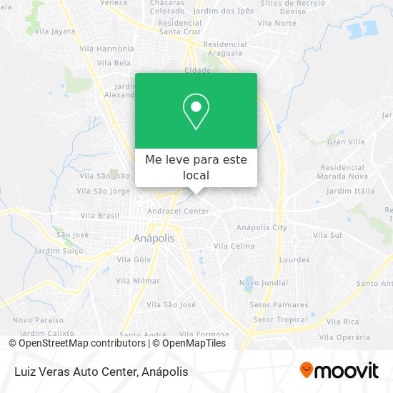 Luiz Veras Auto Center mapa