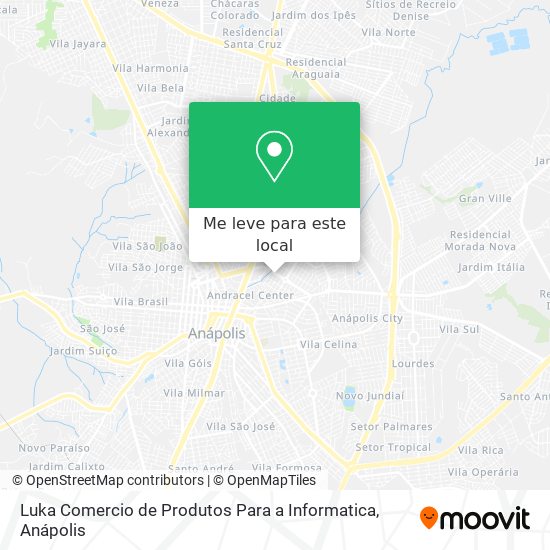 Luka Comercio de Produtos Para a Informatica mapa