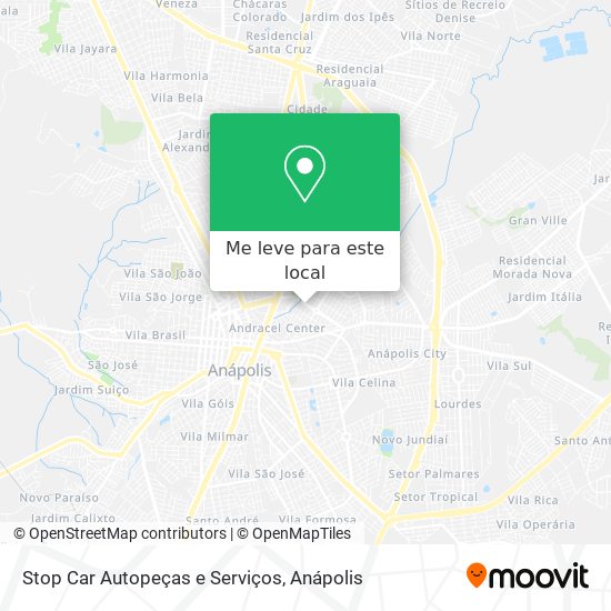 Stop Car Autopeças e Serviços mapa