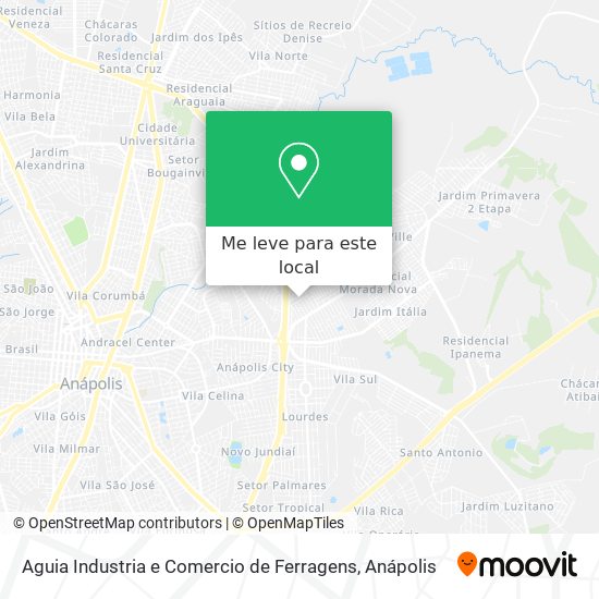 Aguia Industria e Comercio de Ferragens mapa