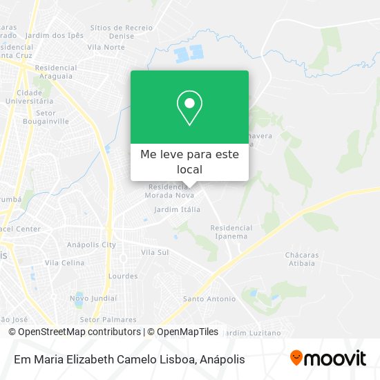 Em Maria Elizabeth Camelo Lisboa mapa