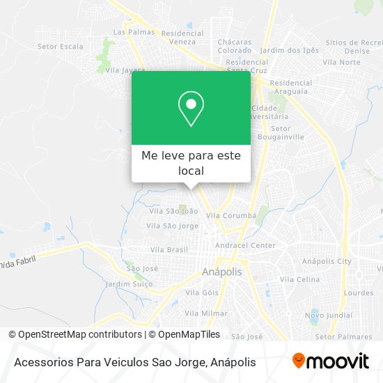 Acessorios Para Veiculos Sao Jorge mapa