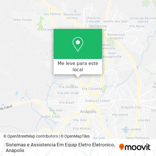 Sistemas e Assistencia Em Equip Eletro Eletronico mapa