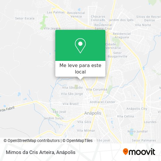 Mimos da Cris Arteira mapa