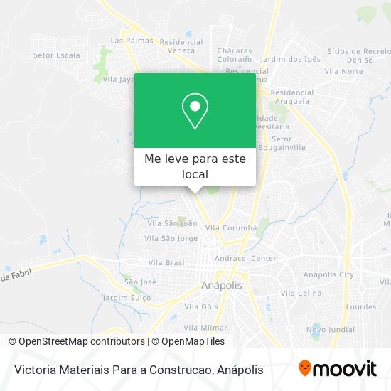 Victoria Materiais Para a Construcao mapa