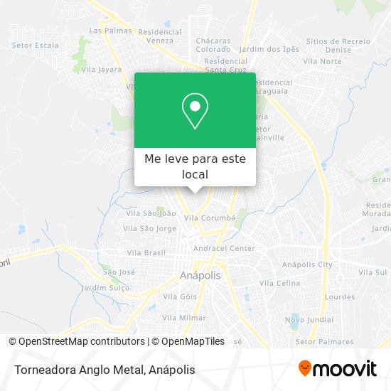 Torneadora Anglo Metal mapa