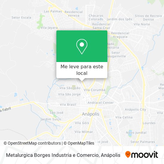 Metalurgica Borges Industria e Comercio mapa