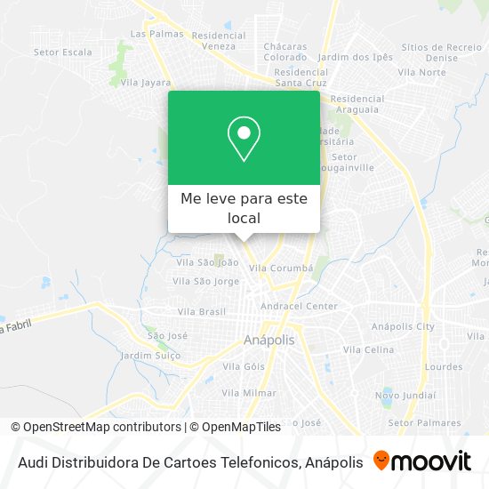 Audi Distribuidora De Cartoes Telefonicos mapa