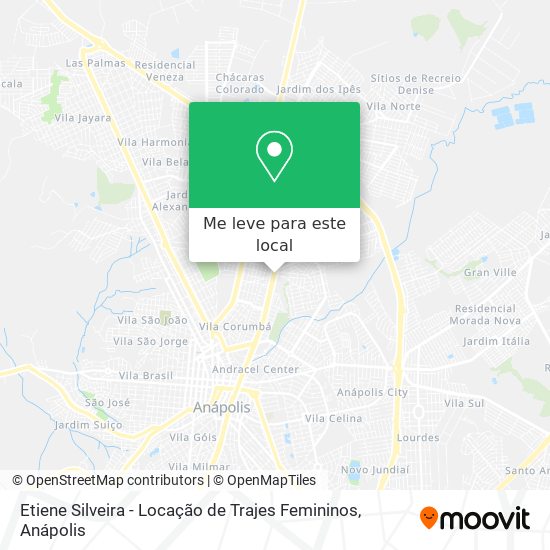 Etiene Silveira - Locação de Trajes Femininos mapa