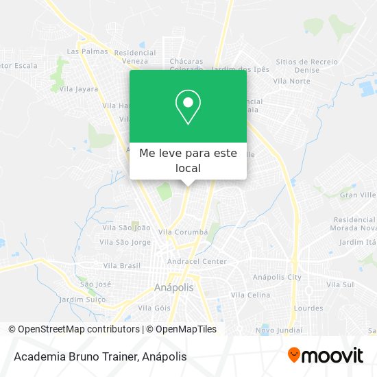Academia Bruno Trainer mapa