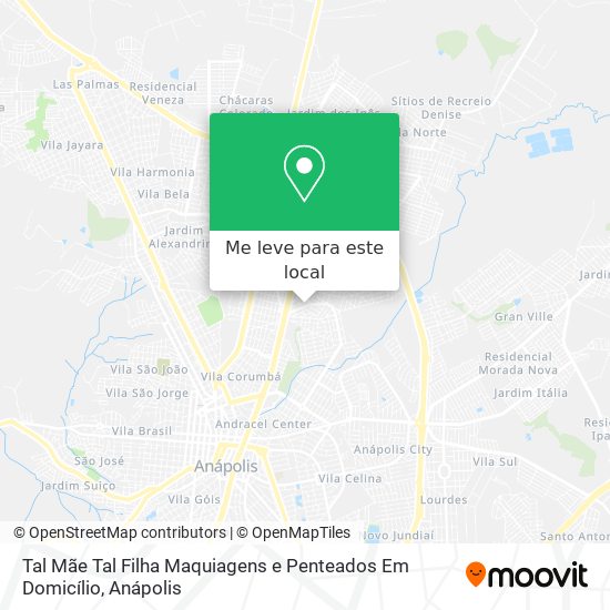 Tal Mãe Tal Filha Maquiagens e Penteados Em Domicílio mapa