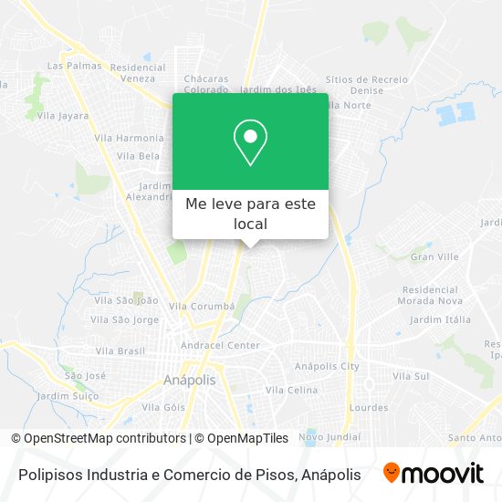 Polipisos Industria e Comercio de Pisos mapa