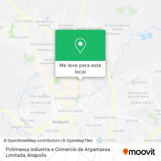 Polimassa Industria e Comercio de Argamassa Limitada mapa