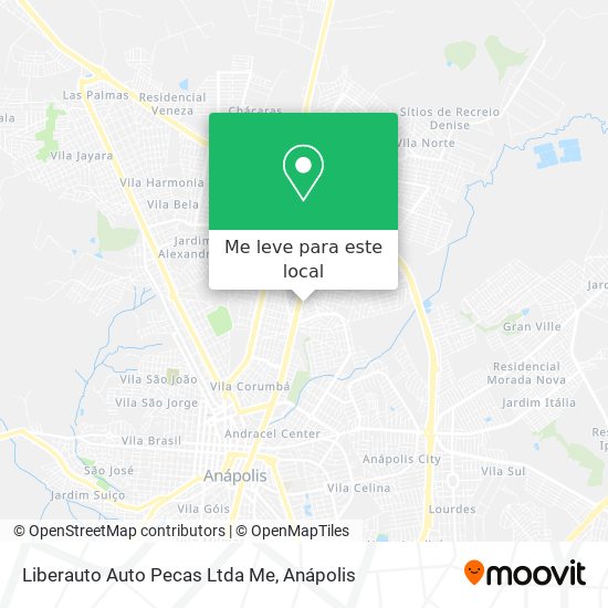Liberauto Auto Pecas Ltda Me mapa