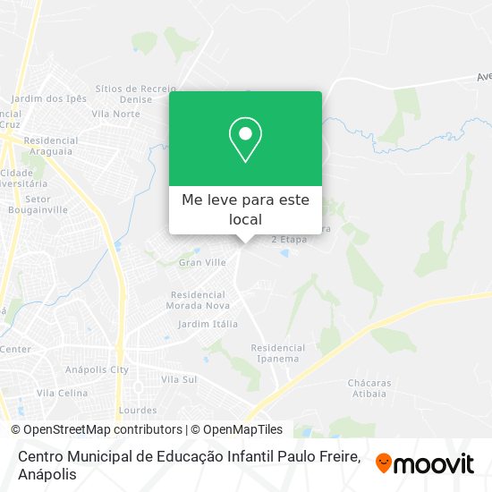 Centro Municipal de Educação Infantil Paulo Freire mapa