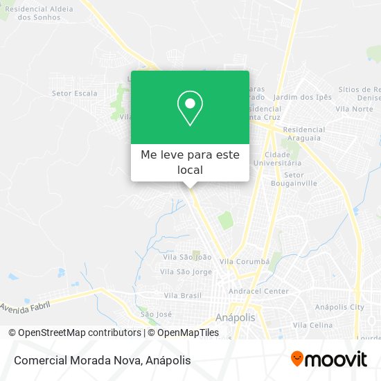 Comercial Morada Nova mapa