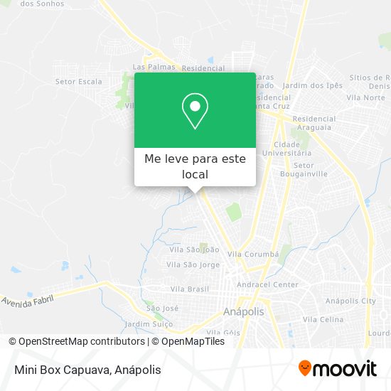 Mini Box Capuava mapa