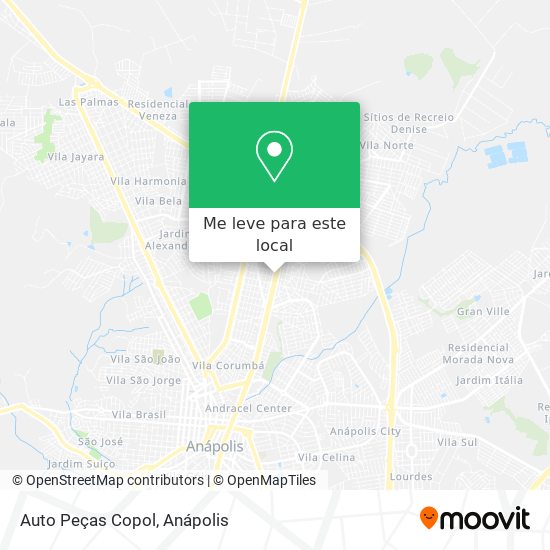 Auto Peças Copol mapa