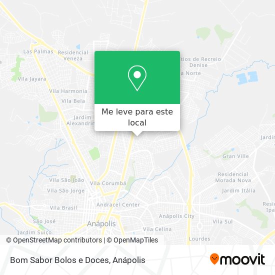 Bom Sabor Bolos e Doces mapa